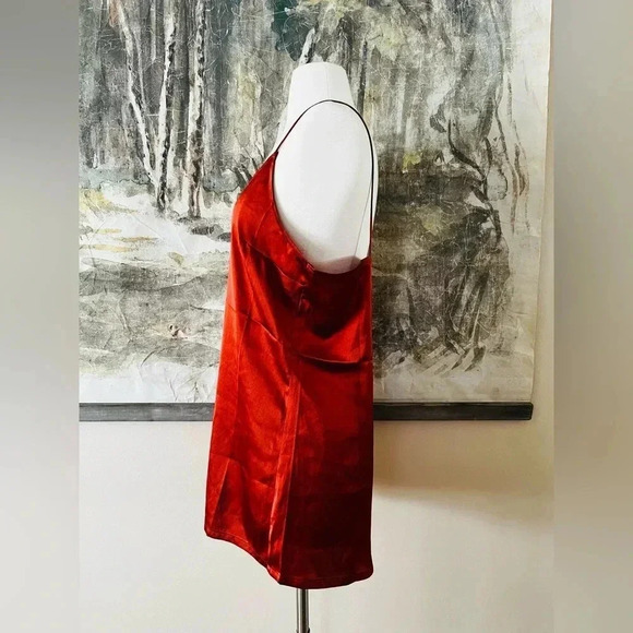 Daya by Zendaya Satin Slip Top in Copper Size XL $49 - Picture 2 of 7